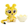 Peluche amarillo de Marsupilami con manchas negras y cola larga