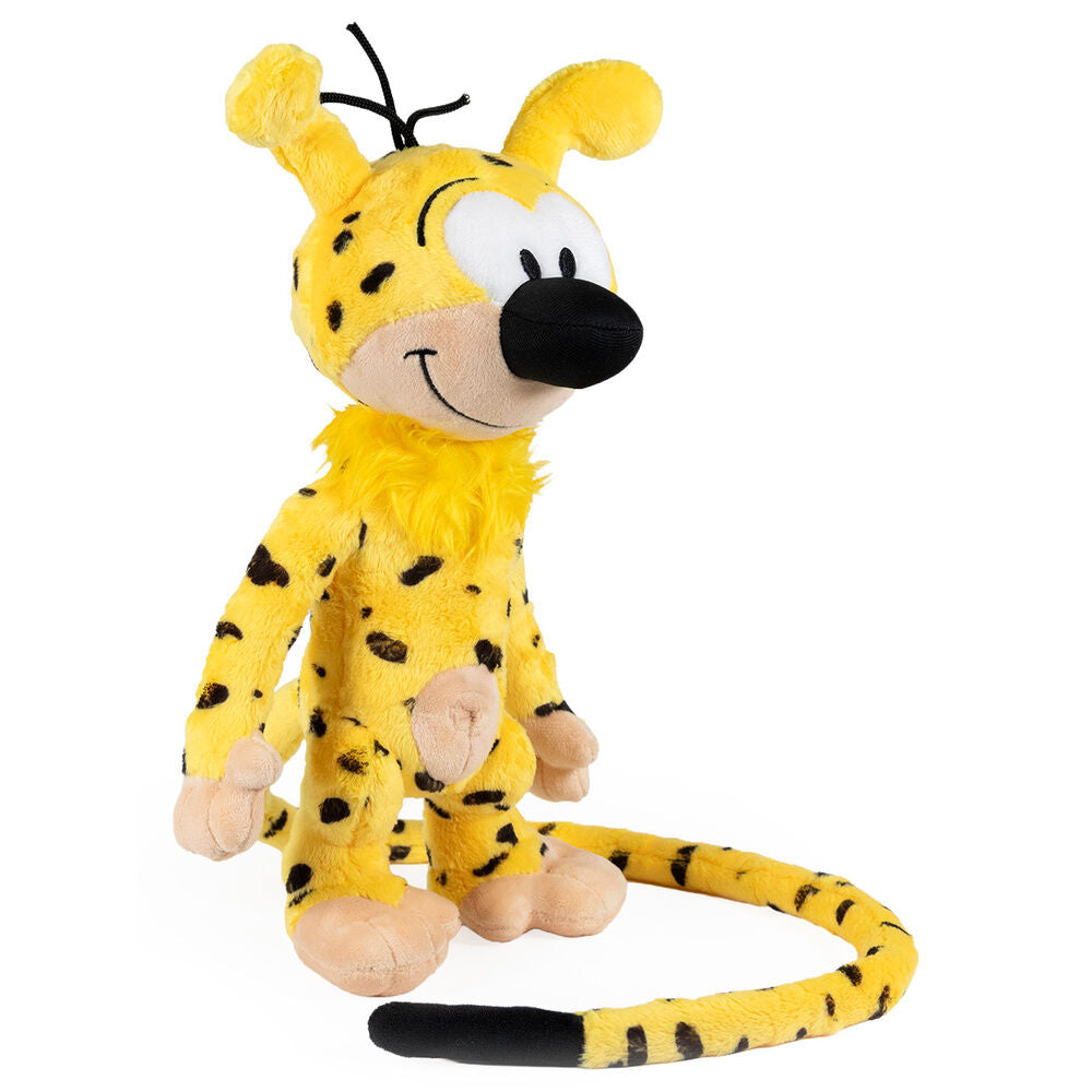 Peluche Classic Marsupilami amarillo con manchas negras y cola larga