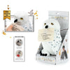 Peluche blanco de Hedwig de Harry Potter con una carta