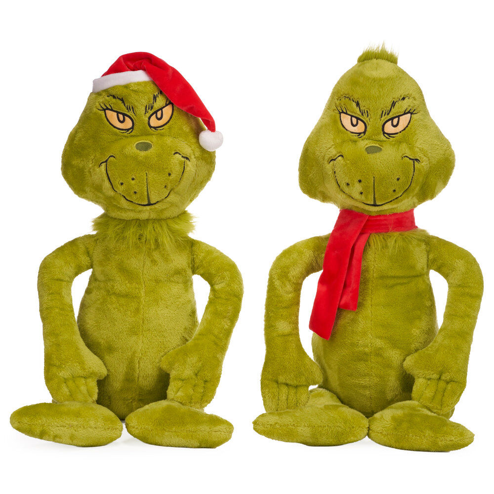 Peluche The Grinch verde de 100 cm con modelos surtidos