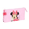 Portatodo triple rosa de Minnie Mouse Disney