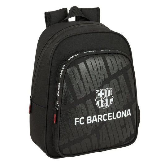 Mochila negra del FC Barcelona adaptable a carro