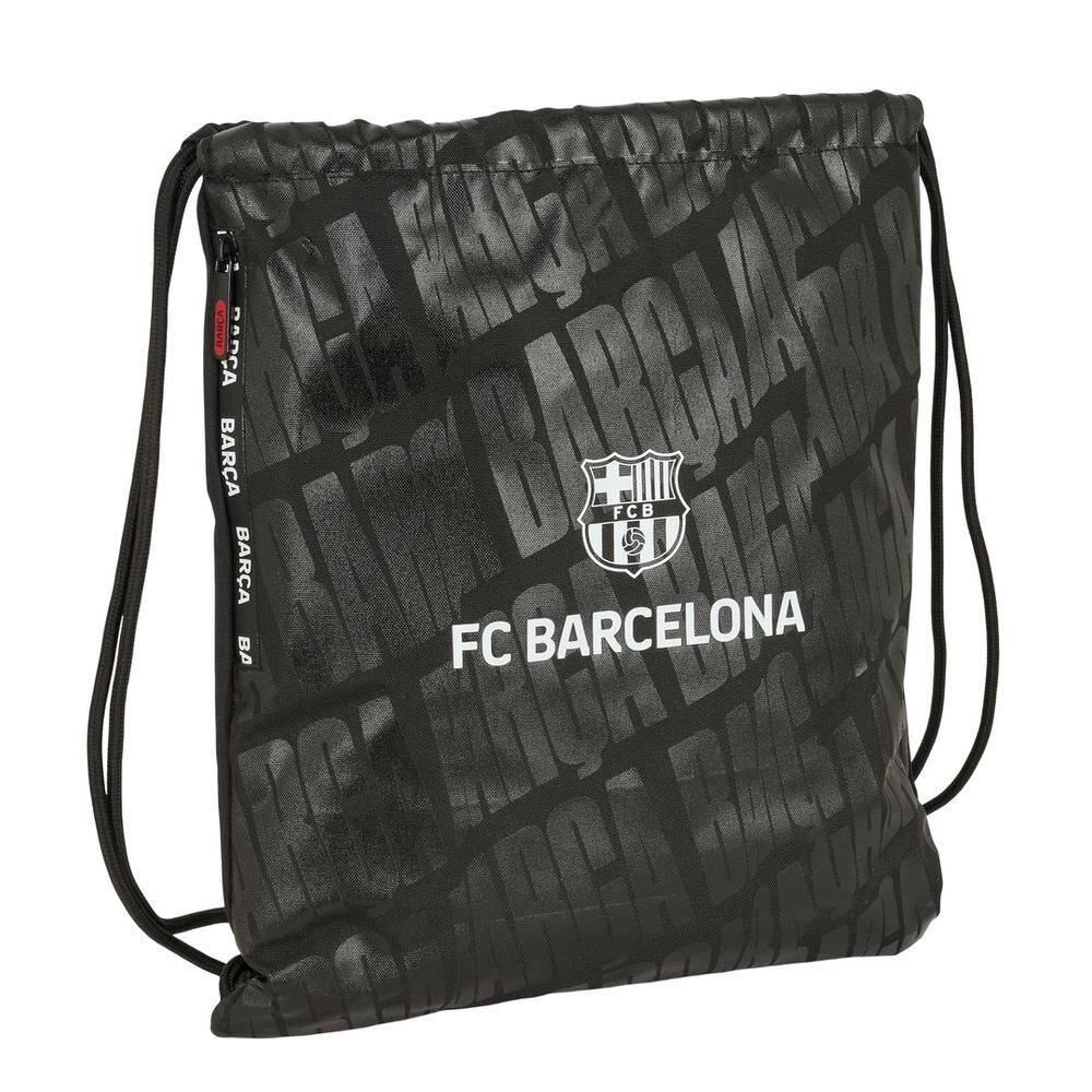 Saco mochila negro del F.C. Barcelona con escudo y cuerdas - 2
