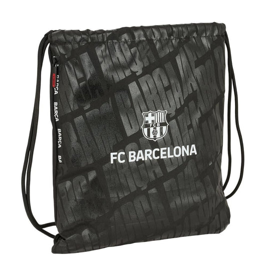 Saco mochila negro del F.C. Barcelona con escudo y cuerdas - 2