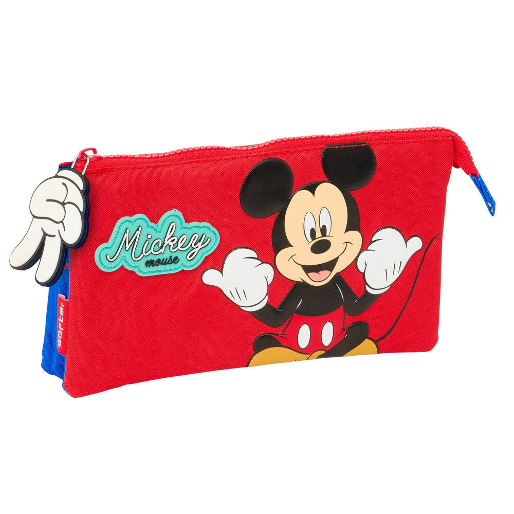 Portatodo triple rojo de Mickey Mouse Disney - 2