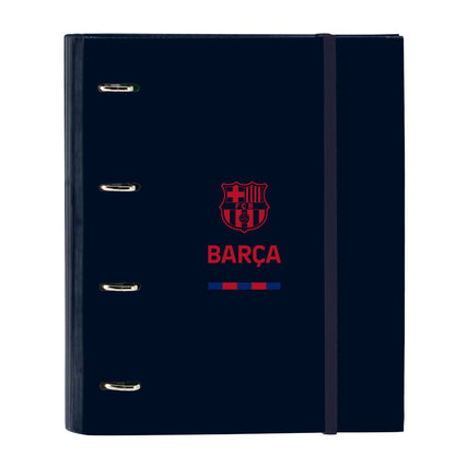 Carpeta azul marino del F.C. Barcelona con cierre de goma - 2