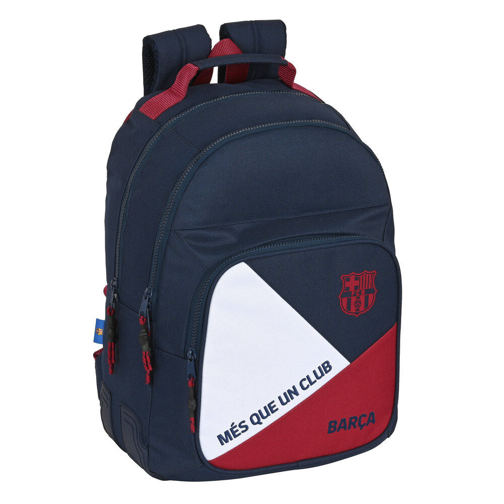 Mochila escolar F.C. Barcelona azul marino, roja y blanca de 42 cm - 2