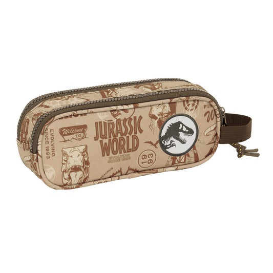 Portatodo doble SAFTA Jurassic World beige con dinosaurios - 3