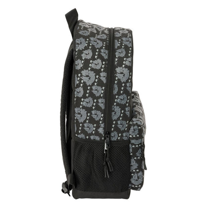 Mochila negra One Piece Pirates de 46 cm con estampado de barcos - 4