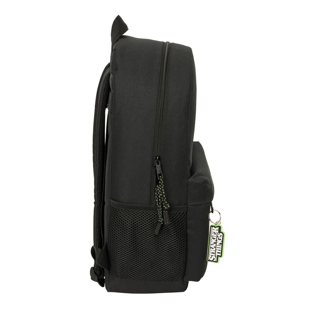 Mochila negra SAFTA de Stranger Things con diseño del Demogorgon - 4