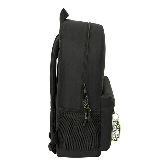 Mochila negra SAFTA de Stranger Things con diseño del Demogorgon - 4