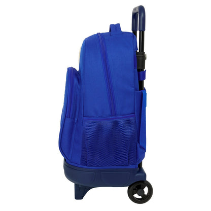 Trolley mochila azul Real Madrid SAFTA con ruedas - 4