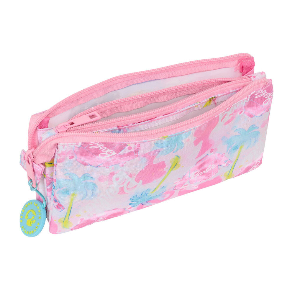 Portatodo triple rosa Painterly Barbie de SAFTA - 4