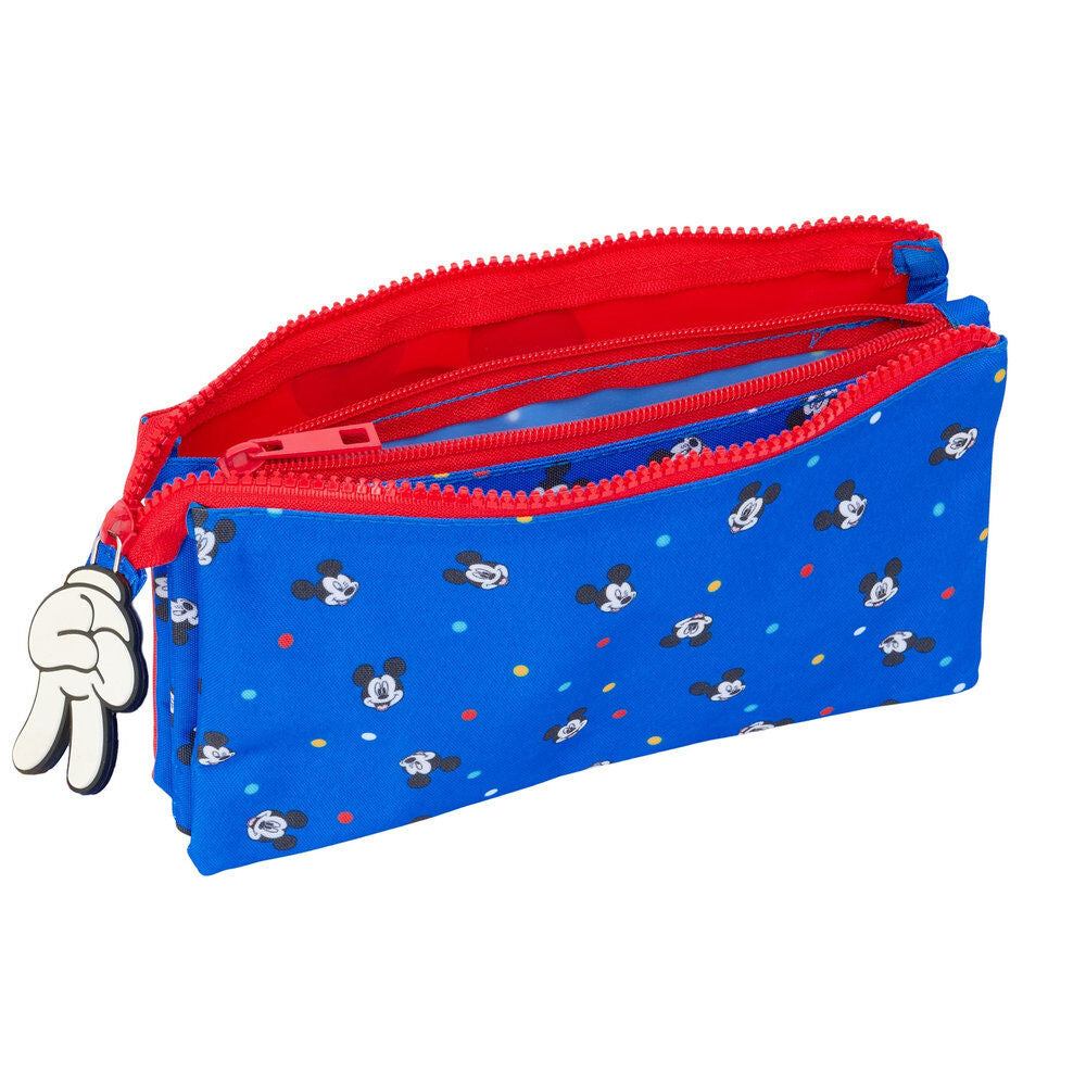 Portatodo triple rojo de Mickey Mouse Disney - 4