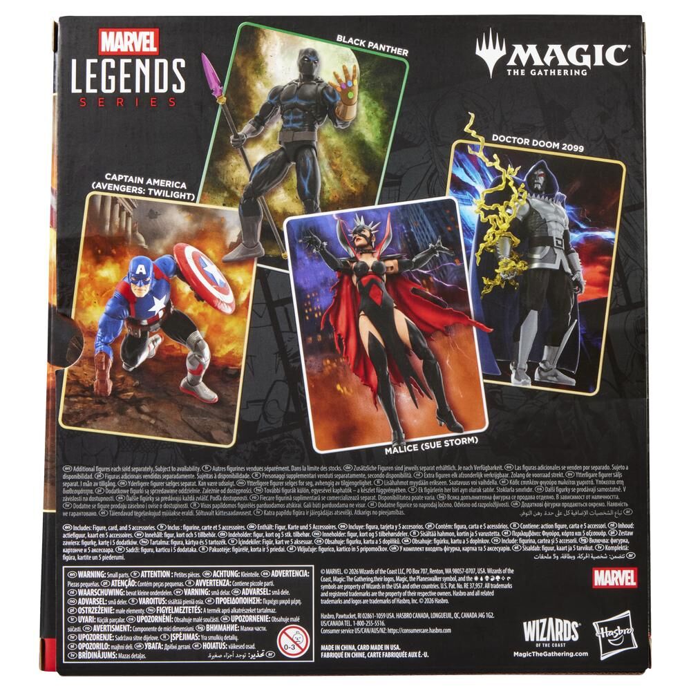 Figura articulada de Capitán América Marvel Legends con escudo y accesorios - 10