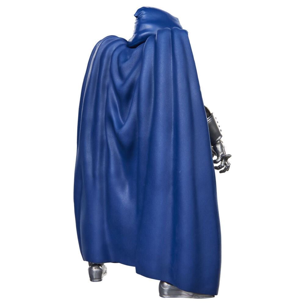 Figura articulada Doctor Doom 2099 Marvel Legends con armadura plateada y capucha azul - 4