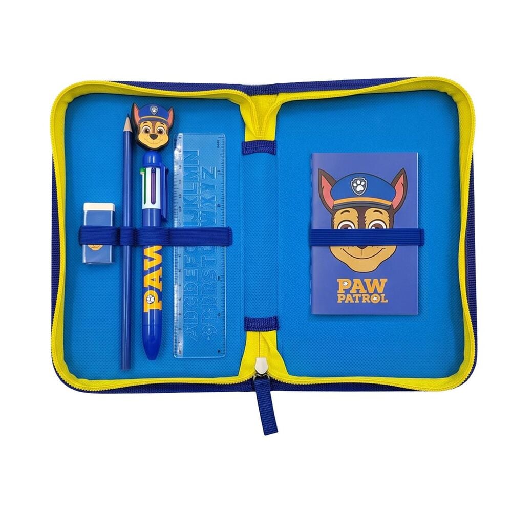 Plumier doble azul de Chase Paw Patrol abierto - 2