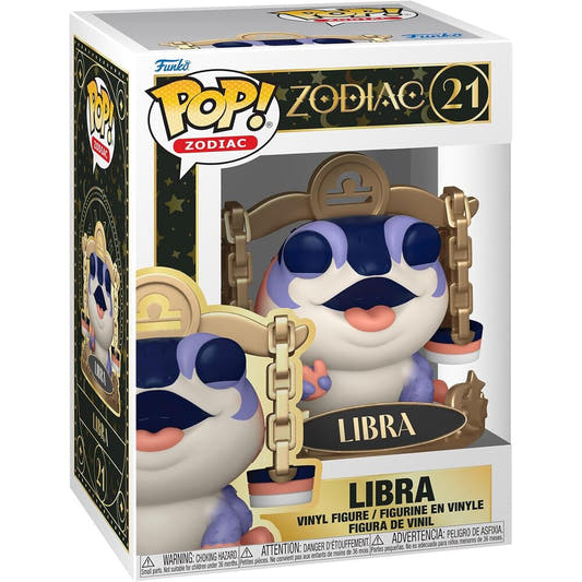 Figura Funko POP! Zodiac Libra con base dorada y símbolo de Libra - 2