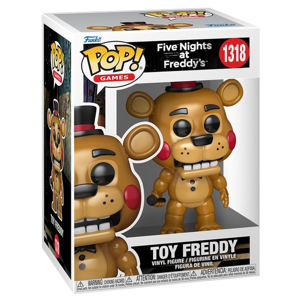 Figura Funko POP! Toy Freddy de Five Nights at Freddy’s en caja