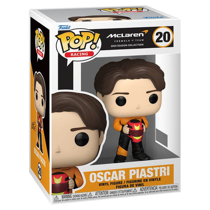 Figura Funko POP! Racing de Oscar Piastri con uniforme de McLaren