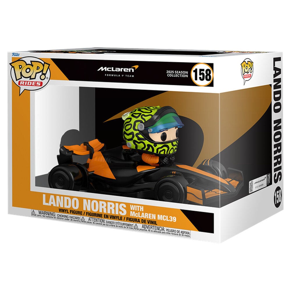 Figura Funko POP Rides de Lando Norris con McLaren MCL39
