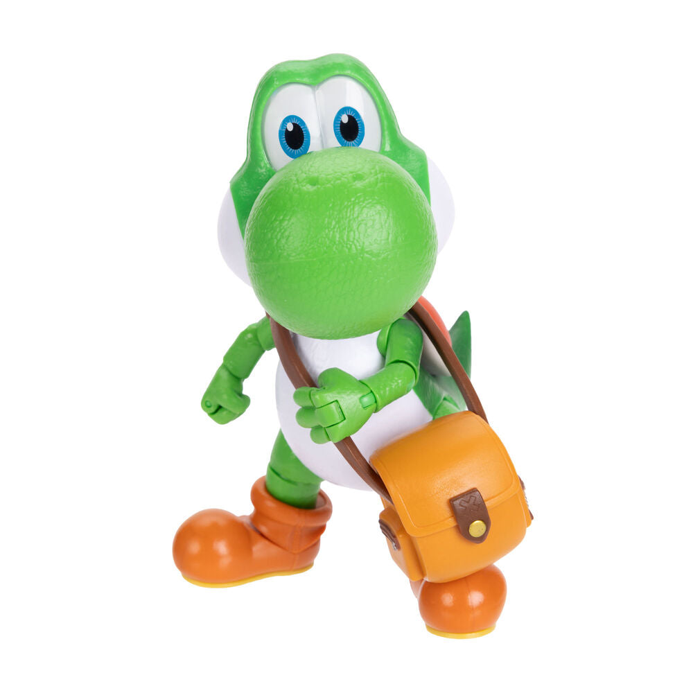 Figura articulada de Yoshi de 13 cm con gorra, gafas de sol y bolso - 6