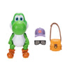 Figura articulada de Yoshi de 13 cm con gorra, gafas de sol y bolso