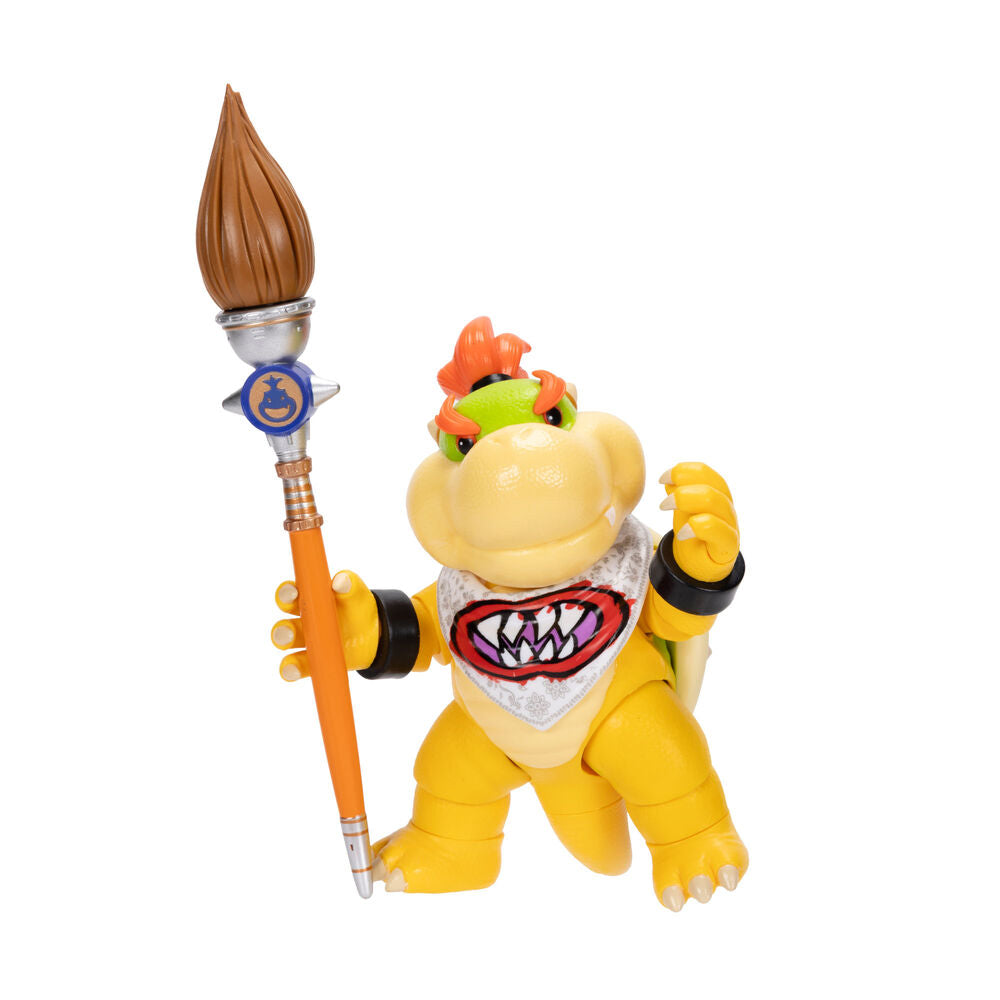 Figura articulada de Bowser Jr. con bastón