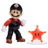 Figura articulada de Mario Volador con estrella naranja sobre base transparente