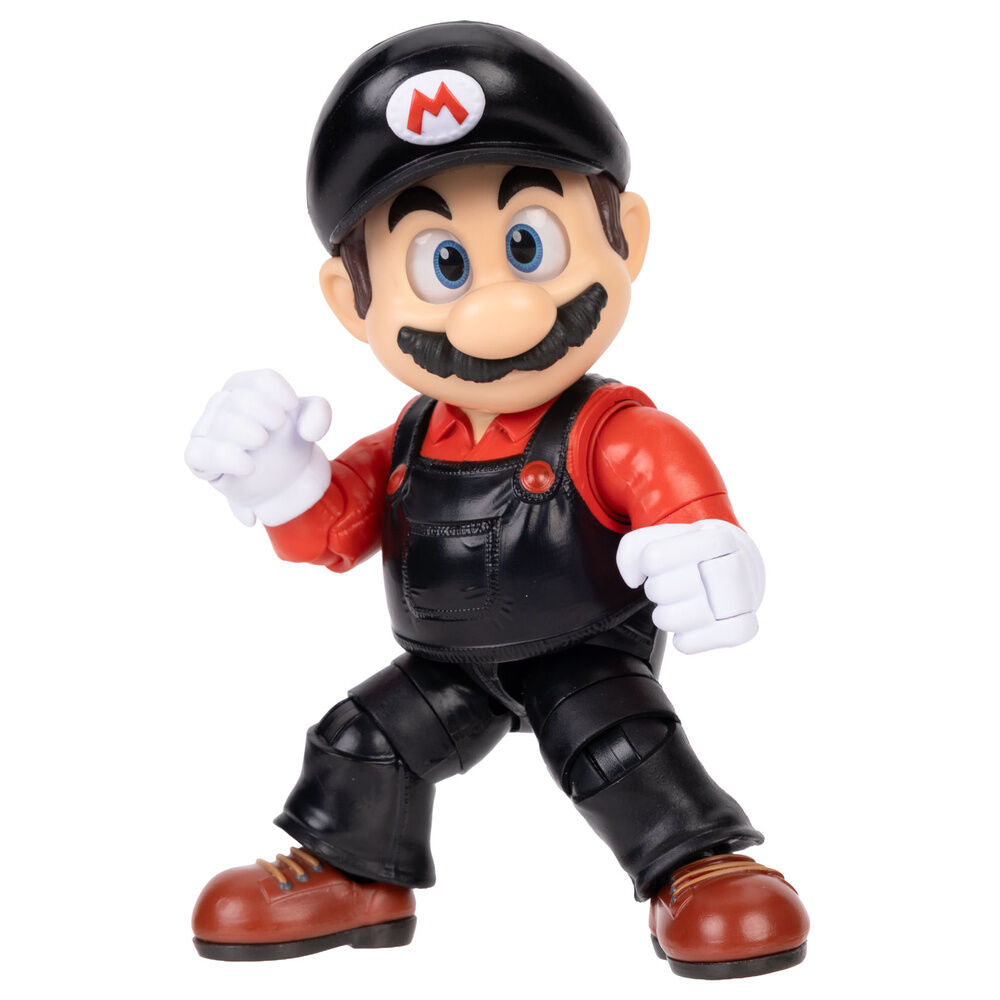 Figura articulada de Mario Volador con estrella naranja sobre base transparente - 2