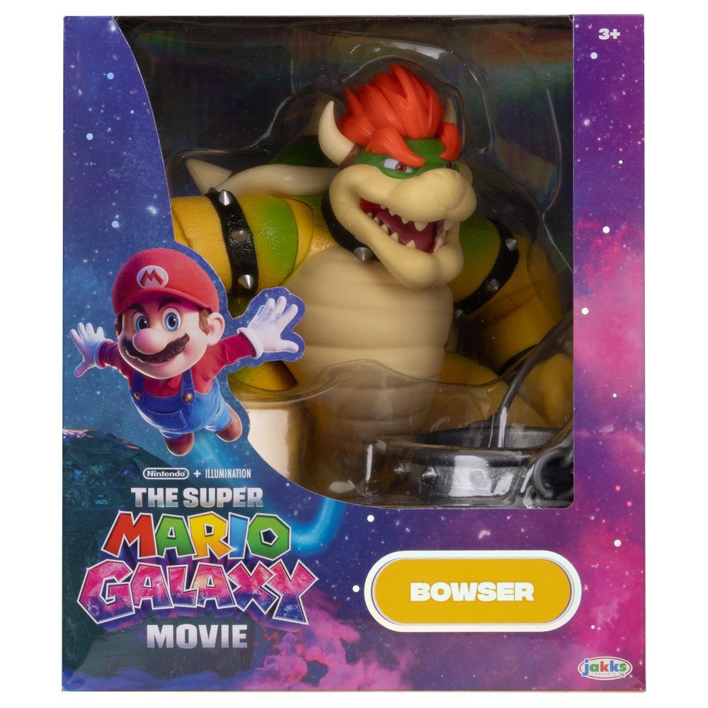 Figura articulada de Bowser de Super Mario Galaxy Movie con caldero - 4