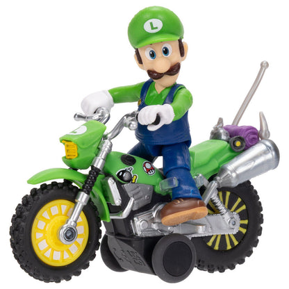 Vehículo verde con figura articulada de Luigi de Super Mario - 2