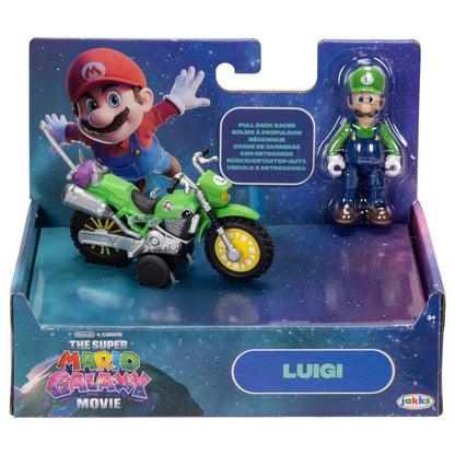 Vehículo verde con figura articulada de Luigi de Super Mario - 5