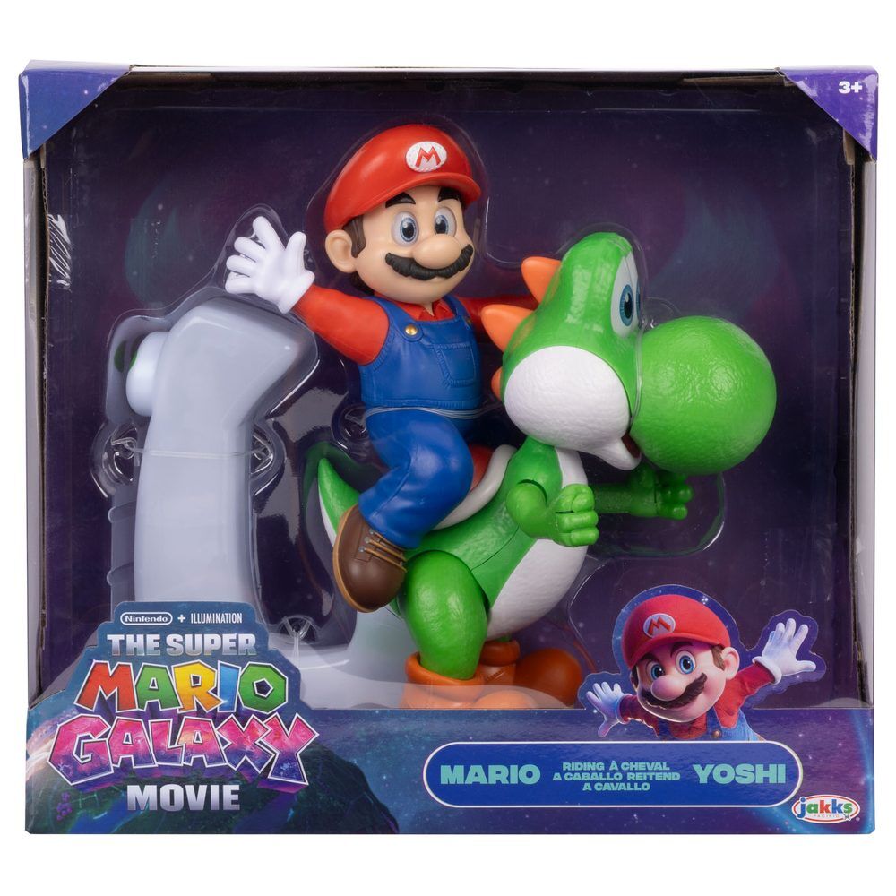 Figura de Mario montado sobre Yoshi de Super Mario Galaxy Movie - 2