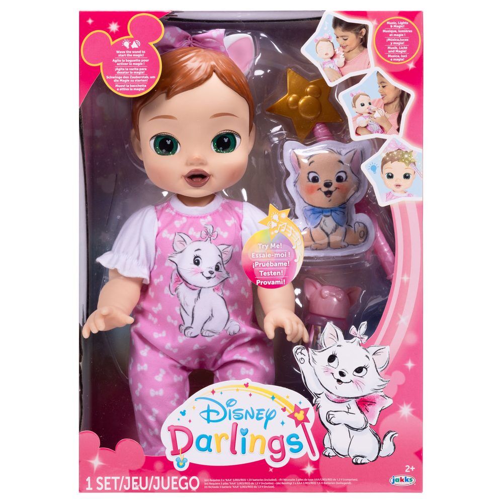 Muñeca interactiva Marie de Los Aristogatos con conjunto rosa - 3
