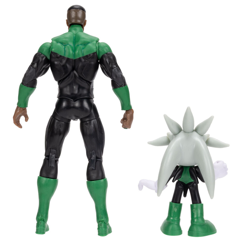 Figuras articuladas de Silver y Linterna Verde de Sonic y DC Comics - 3