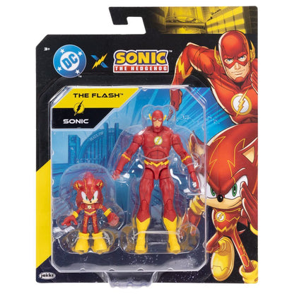 Figuras de Sonic y The Flash en rojo y amarillo - 4