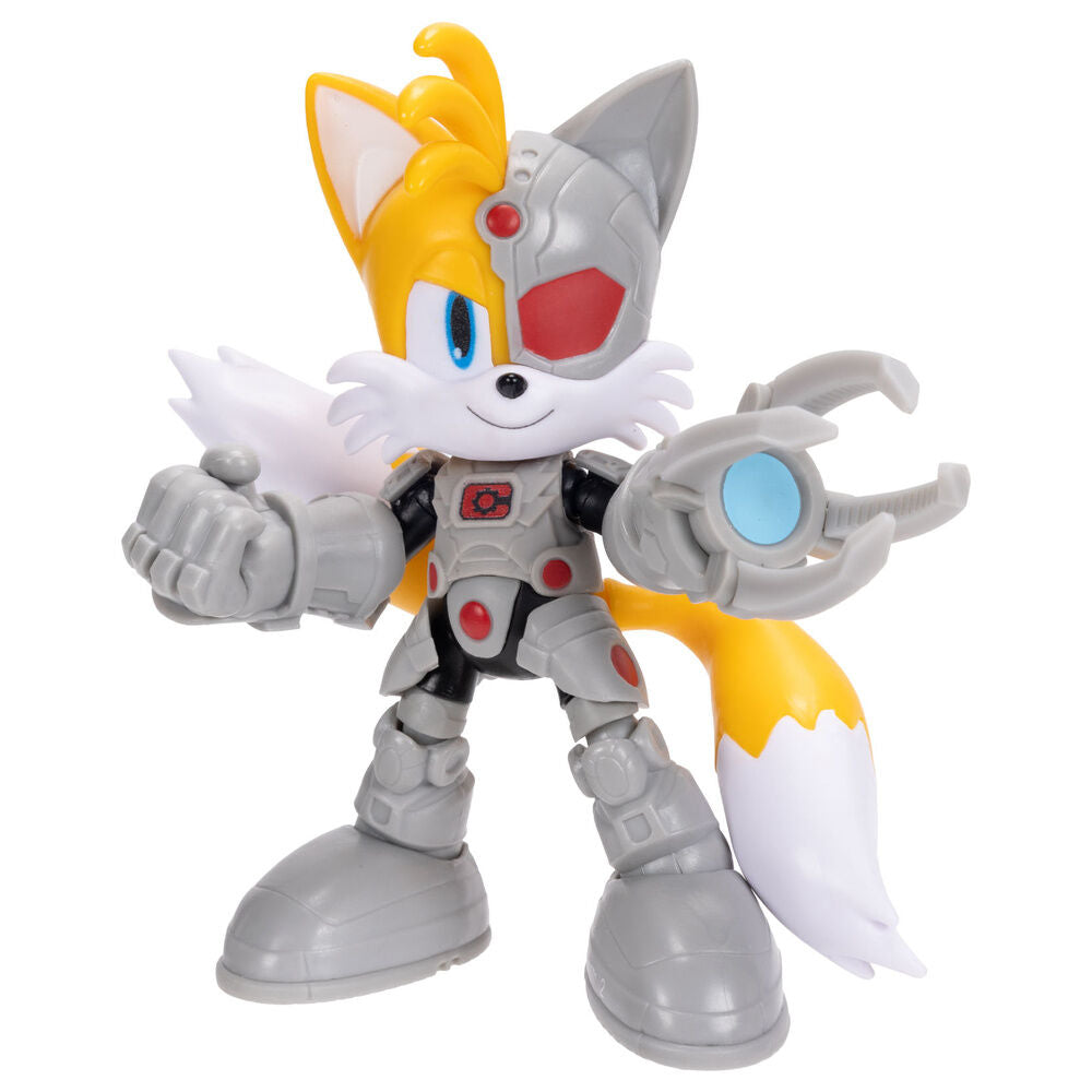Figura articulada de Tails Sonic x DC Comics con armadura gris - 2