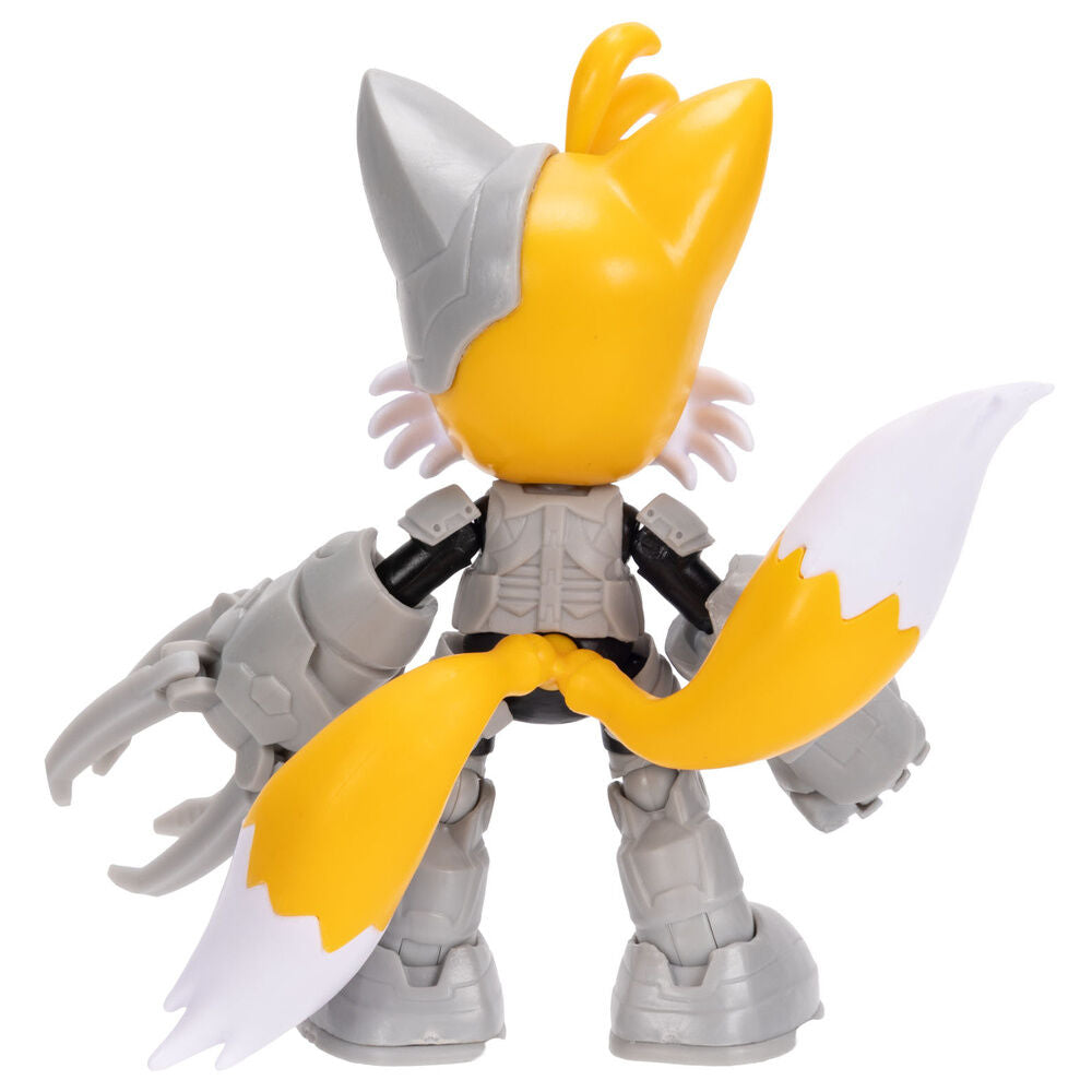 Figura articulada de Tails Sonic x DC Comics con armadura gris - 3