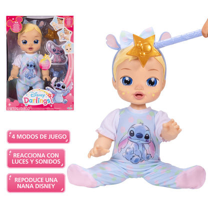 Muñeca bebé interactiva Stitch Disney Darlings de 30 cm - 2
