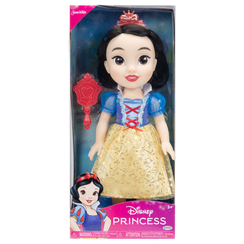 Muñeca Disney Blancanieves de 38 cm con vestido azul y amarillo - 4