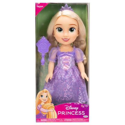 Muñeca Rapunzel de Disney Enredados con vestido morado y cepillo - 2