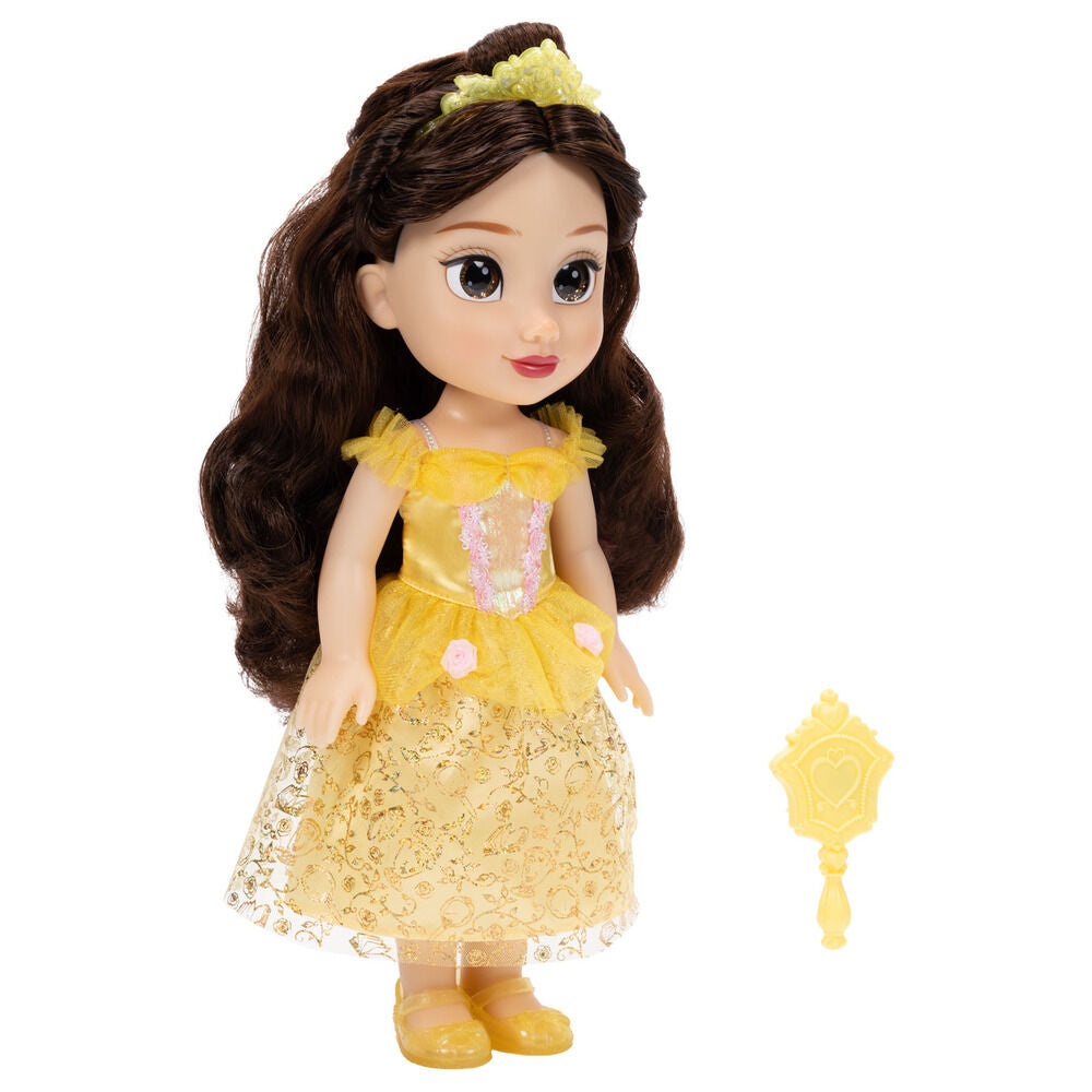 Muñeca Bella Disney de 38 cm con vestido amarillo y accesorios - 2