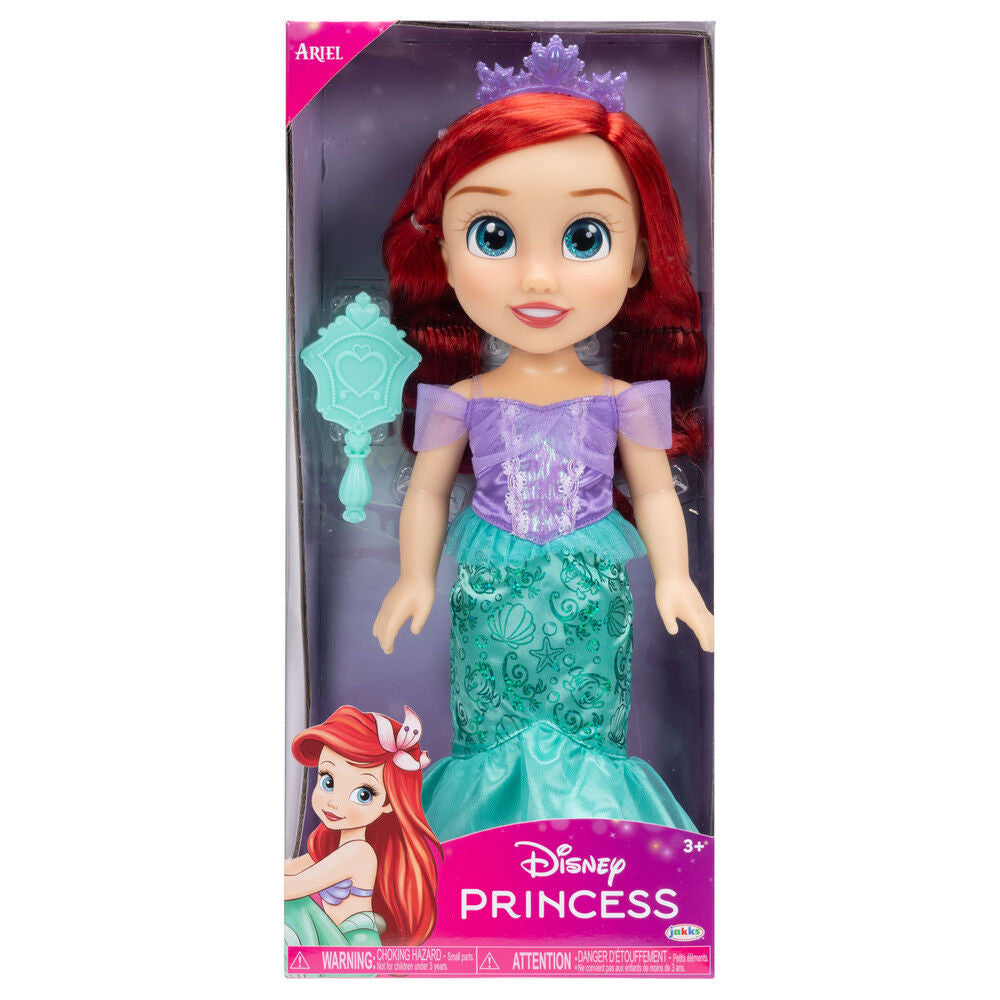 Muñeca Ariel de La Sirenita con tiara lila y cola turquesa - 2