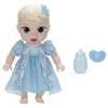Muñeca bebé Elsa de Frozen con vestido azul y accesorios