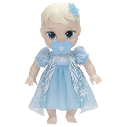 Muñeca bebé Elsa de Frozen con vestido azul y accesorios - 2