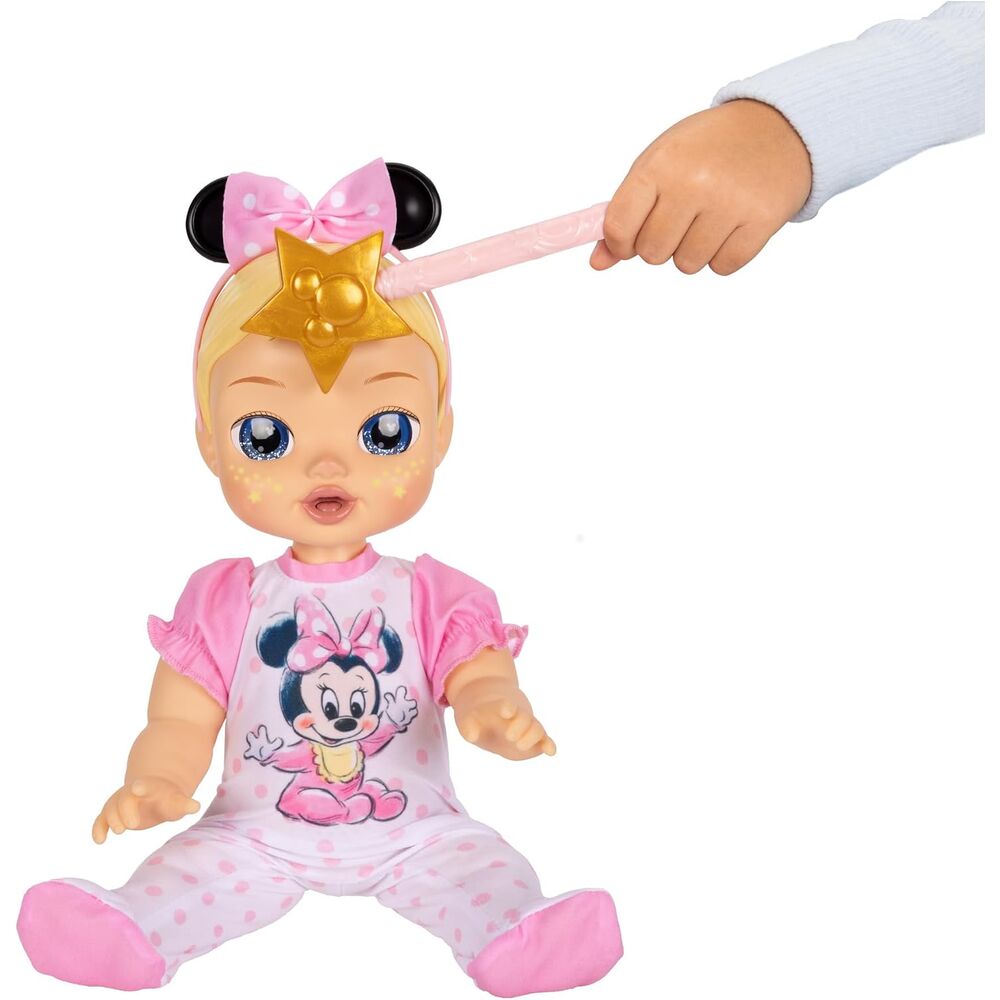 Muñeca interactiva Minnie Disney Darlings de 30 cm con conjunto rosa - 5