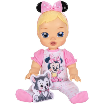 Muñeca interactiva Minnie Disney Darlings de 30 cm con conjunto rosa