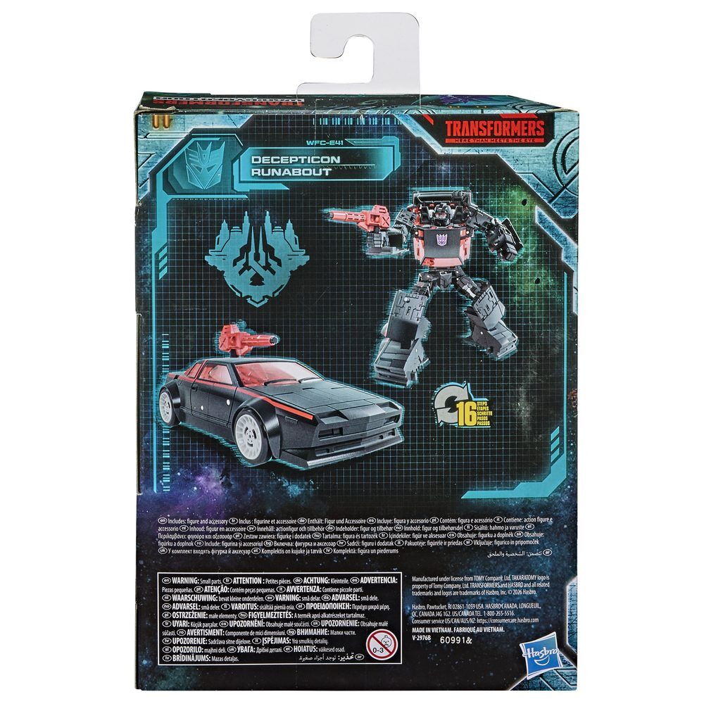Figura Decepticon Runabout Transformers en modo robot y coche - 11