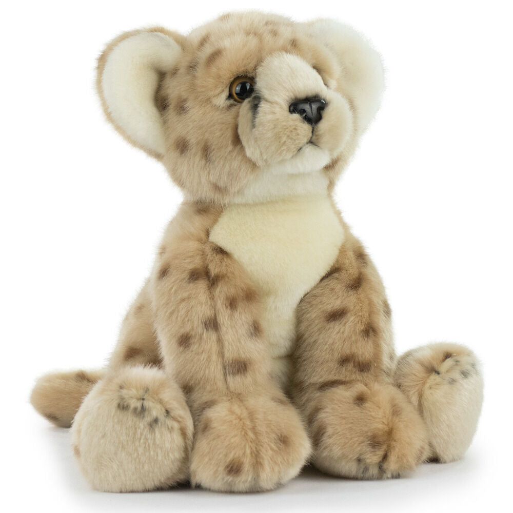 Peluche de guepardo BARRADO de 25 cm sentado